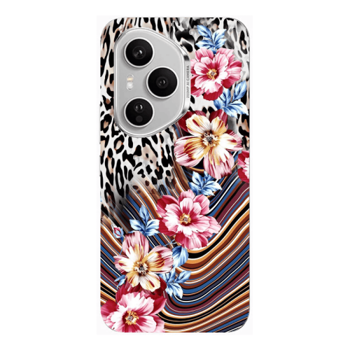 Honor Magic 400 Pro Leopar patterned Transparent Silicone TPU Θήκη